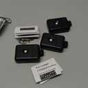 Kingdder 4 Pack 1 Channel Keychain Garage Door Remote Compatible with Linear DNT00026, Delta-3 310 Mhz 12 Volt Power Miniature Garage Door Opener Key Ring Transmitter, Black