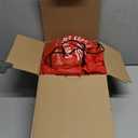 8FT Hanging Christmas Inflatable Santa 8FT Santa Claus Climbing Ladder Inflatables Christmas Outdoor Decoration Xmas Santa Blow Up Decor with Built-in 9 LEDs for Yard Garden Lawn (with Storage Bag)