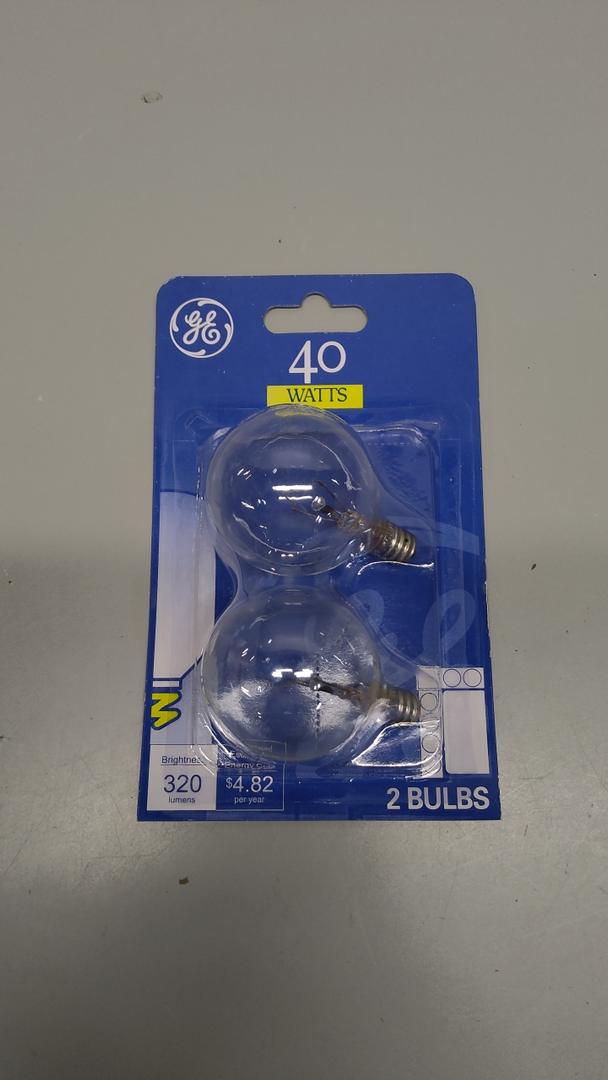 40 Watts 320 Lumens Bulbs Pack of 2