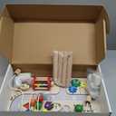 Activity Table for 1 Year Old, 8 in 1 Multi-Colorful Montessori Toys, Baby Activity Table with Bead Maze & Shape Sorter, Toddler Sensory Educational Learning Toys for Birthday Gift Boys Girls