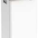 SONGMICS Motion Sensor Trash Can, 18-Gallon (68L) Automatic Kitchen Garbage Can with Stay-Open Lid, Soft Close, Stainless Steel, 15 Trash Bags Included, Cloud White ULTB630W68