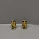 HQMPC Super Heavy Duty 3/4" Brass Shut Off Valve Garden Hose Shut Off Valve Garden Hose Connector 2 PCS
