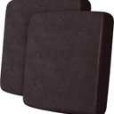 Leather Look Couch Cushion Covers Sofa Seat Slipcovers Sets Couches Furniture Protector for Sectional Armchair Loveseat Pets Kids Stretch Spandex Fabric (2 Cushion Sofa, Chocolate)