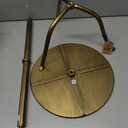 Metal Martini Cocktail Table, Antique Brass