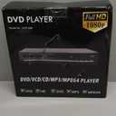 DVD Players for TV with HDMI,Plays All Regions and Formats,CD Player for Home,Support 1080P Video/CD/DVD/VCD/JPEG/USB, Remote, HDMI and RCA Cables Included