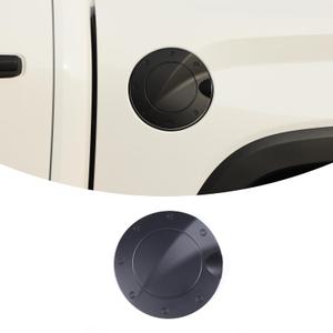 Aunginsy Car Fuel Tank Cap Trim Cover Compatible with Toyota Tundra 2022 2023 2024 2025 2026, Pickup Fuel Filler Door Oil Gas Cap Panel Scratche Protector Cover Decoration ABS Exterior Accessories