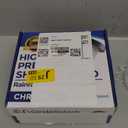 High Pressure Shower Head - Anti-Clogging Silicone Nozzles - 2.5 GPM Removable Restrictor - Easy to Clean Adjustable Replacement - easy to install with Plumbers Tape - 6 inch - Classic Chrome Finish