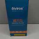 Elviros Cervical Memory Foam Neck Pillow for Side Sleeping, Orthopedic Pillows for Back and Stomach Sleepers, Adjustable Ergonomic Bed Pillow Pain Relief, CertiPUR-US, Grey