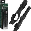 2 Pack Golf Grip Trainer Swing Trainer for Improving Hand Positioning Right Handed Golf Club Grip Equipment for Beginner Learn Correct Posture (Black)