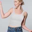 Hicarer 6 Pieces Lace Camisole Tank Tops Lace Trim Camisole Straps Womens Cami Undershirt Ribbed Tank Tops for Women (XXL)