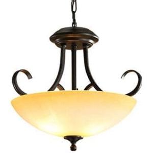 Home Decoration American Farmhouse Hanging Pendant Light Glass Bowl Ceiling Lamp Old Style Iron Chain Adjustable Black White Vintage Mid Century Modern Chandelier for Kitchen Dining Room