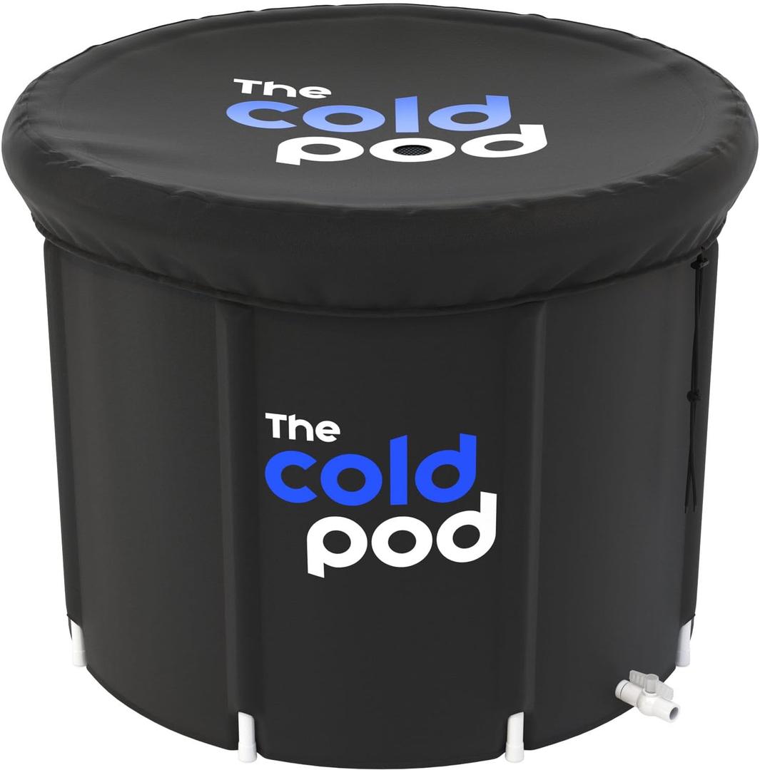 The Cold Pod Ice Bath Tub for Athletes XL: Cold Plunge Tub Outdoor with Cover,116 Gallons Portable Ice Bath Cold Water Therapy Plunge Pool,Large Ice Tub for Cold Dippers at Home (116gallons)
