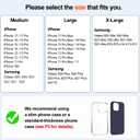 Leather Cell Phone Holster with Card Holder and Belt Clip Protective Case for iPhone Pro Max, Plus 17 16 15 14 13 12 16e, Samsung Galaxy FE, Plus S25 S24 S23 S22, L-Black