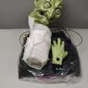 Haunted Hill Farm Motion-Activated 6-Ft. Tall Fortune Teller Witch by SVI, Plug-in Talking Scare Prop Animatronic for Indoor or Covered Outdoor Creepy Halloween Decoration