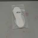 Happystep Terry Cloth Shoe Inserts - Washable Shoe Insoles & Sockless Shoe Liners for Women - Cotton Barefoot Sweat Absorption, Zero Drop Odor Control (2 Pairs White Color) Men Size 13