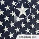 AMZFLAG American Garden Flag with Stand Holder Set for Outside Yard Patriotic 12x18 Inch Small US USA Flags for Garden Metal 32 Inch Stand Holder Included