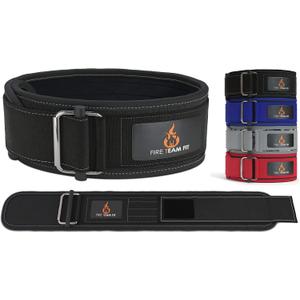 4 Inch Weight Lifting Belt for Men and Women, Back Support for Powerlifting, Squats, Deadlifts, Onlyming Weightlifting & Cross Training Workout (22-26 Around Navel, X-Small, Black)