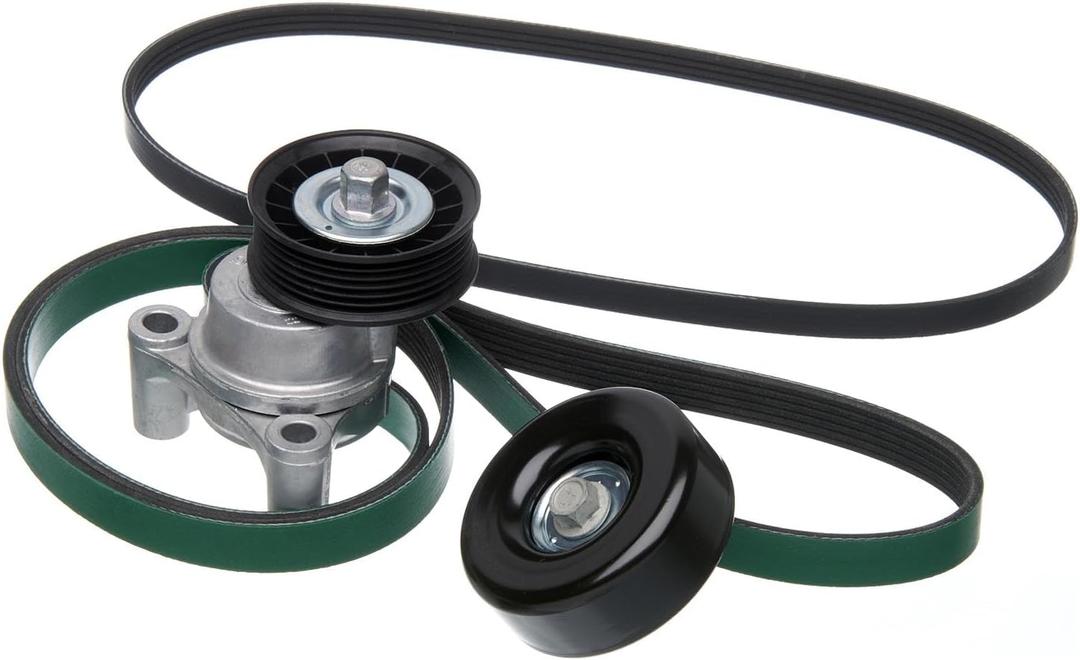 ACDelco Gold ACK060935HD (19311332) Automatic Belt Tensioner and Pulley Kit with Tensioner, Pulley, and Belts ACDelco Gold ACK060935HD (19311332) Automatic Belt Tensioner and Pulley Kit with Tensioner, Pulley, and Belts