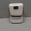 Air Humidifier for Bedroom with Three Spray, 2L Quiet Cool Mist Humidifier for Plants Dorm Room Office Home Car Personal Humidificador with Top Water Inlet & 4 Mist Modes & Night Light (White)