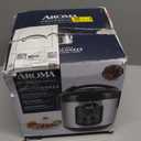 AROMA Professional Digital Rice Cooker, Multicooker, 4-Cup (Uncooked) / 8-Cup (Cooked), Steamer, Slow Cooker, Oatmeal Cooker, STS, Auto Keep Warm, 2 Qt, Stainless Steel Exterior, ARC-954SBD