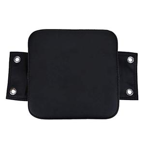 Boxing Fighter Fitness Wall Punch Bag Training Square Focus Target Soft Pad Professional Quality PU Leather Foam Wall Mounted Punching Pad for Home Gym Training Black 20x20x10cm