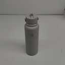 Hydro Flask Water Bottle - Insulated Stainless Steel - Wide Straw Lid, Non Spill, Leakproof in 40 Oz Birch Gray