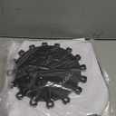 Rush Creek Creations | Rod Holder for 16 Fishing Poles, Garage Organization and Storage, for Reels, Gear, Accessories, Tackle Box (Black Wood Grain), Size: 16-Rod