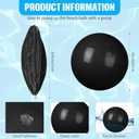 4 Pcs Inflatable Beach Ball 20 inch Swimming Pool Balls Summer Outdoor Decor Beach Balls Ornaments Floatable Ball for Swimming Pool Birthday Party Supplies
