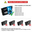 Uniwork T220 220XL Ink Cartridge, Remanufactured 220XL Ink Cartridge Replacement for Epson 220 XL 220XL T220XL use for Workforce WF-2750 WF-2760 WF-2630 WF-2650 WF-2660 XP-320 XP-420 Printer (5 Pack)