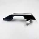Front Right Passenger Side Exterior Door Handle Chrome with Black Painted Compatible with Honda Odyssey 2011-2017