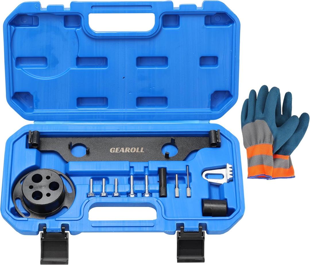 Camshaft Actuator Locking Timing Tool with Cam Phaser Retainer Water Pump Sprocket Retainer Holding Tool, Compatible with GM/Buick/Chevrolet/GMC Ecotec 2.0 2.4 Engine Replace EN48953