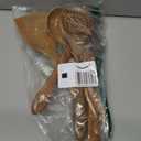 Amazon Basics Wooden Cooking Utensils, 6-Piece Set, Acacia Wood, Pre Oiled, Cookware-Safe