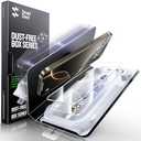 SMARTDEVIL 2 Pack Screen Protector for iPhone 16 Pro Max, Bubble-and-Dust-Free Box, HD Tempered Glass, Military Grade Shatterproof & Ultra Durable, Easy Installation