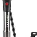 Beto Bike Tire/Shock Pump MTB, 300psi High Pressure for Rear Shock & Suspension Fork, Mountain Bike/Motorcycle, Schrader & Presta Valve Adapter, with Dial-Gauge/Bleed Valve/Mounting Bracket