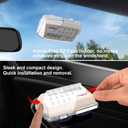 EZ Pass Holder for Windshield Ezpass Holder with Strong Suction Cups Toll Pass Transponder E ZPass Holder Transparent Colour