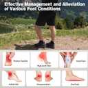 Men's Orthopedic Waterproof Running Shoes Flat Feet: Comfortable Plantar Fasciitis Orthotic Neuropathy Arch Support Tennis Sneakers, Non Slip Casual Standing Driving Walking Shoes Black Size 12