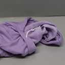 5XL Dog Sweaters for Large Dogs,Extra-Large Dog Hoodie,Cozy Fleece Interior Sweatshirt with Hood & Pocket,Leash Hole,Pet Clothes Sweater Hoodie for Large Dogs,Light Purple&5XL (5XL: 100-135lbs)