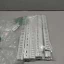 Open Slot Wiring Raceway Cable Duct, 123in Cable Management Channel Cord Track,Desk Wire Channel, Under Desk Cable Management to Hide Cables, Wires for Computers (White, 1.18" Hx1.57"W, 15.4''L(8 Pc))