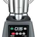 Waring Commercial CB15 Ultra Heavy Duty 3.75 HP Blender, Electric Touchpad Controls with Stainless Steel 1 Gallon Container, 120V, 5-15 Phase Plug,Black