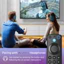 Replacement Remote for FireSeries, Insignia Smart TVs Stick and TVs Cube, Voice Remote Compatible with FireStick(2nd/3rd Gen/Lite/4K/4K Max), Smart TVs 3rd Gen & TVs Cube(1st/2nd Gen), PRO Remote