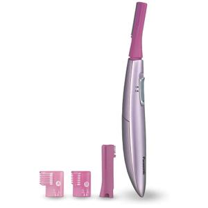 Panasonic Women’s Facial Hair Remover and Eyebrow Trimmer with Pivoting Head, Includes 2 Gentle Blades for Brow and Face and 2 Eyebrow Trim Attachments, Battery-Operated – ES2113PC