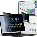 SenseAGE Magnetic Privacy Screen Protector for Surface Laptop 13.5 inch (6/5/4/3/2/1), Easy On/Off Privacy Filter, Anti Blue Light Glare, Notebook Privacy Screen Filter, Compatible with Surface Laptop 13.5"