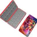 PERFECTSIGHT Cute Switch Game Card Case for Nintendo Switch 2 2025 / Lite/ OLED, 24 Game Holder Cartridge Case for Game Cards and 48 SD Cards, Kawaii Portable Compact Storage Box, Bros