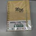 4 x Ymumuda Academic Planner 2026, Daily Weekly and Monthly Calendar Planner (Jan.2026-Dec.2026),8.4"6.3", Hardcover Notebook Teacher Supplies, Premium Thick Paper, Planners for School Work Office