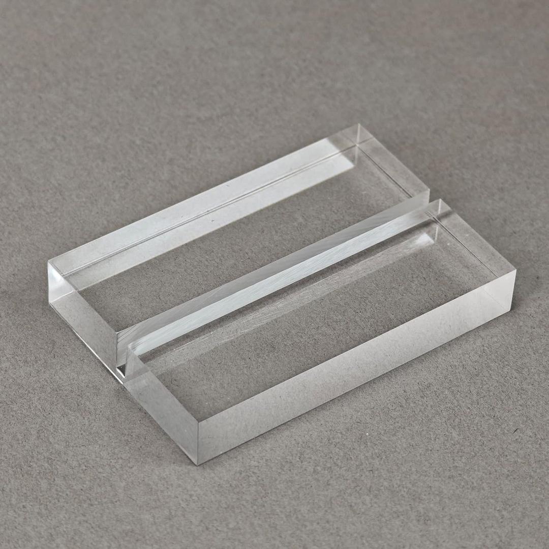 20 Pack Acrylic Sign Holders, Clear Acrylic Sign Stand,Acrylic Table Number Holder for Wedding Table Number/Sign/Car