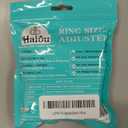 Haiou Ring Size Adjuster for Loose Rings - Clear Invisible Ring Guard, Spacer & Tightener | Sil. Resizer Extender (Clear 6 pack)