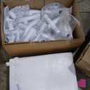 IDEALHOUSE 12x20 FT Heavy Duty Carport Canopy - Portable Garage with 6 Doors (4 Roll-Up + 2 Side), Waterproof All-Weather Shelter for Pickup Trucks & Boats (White)