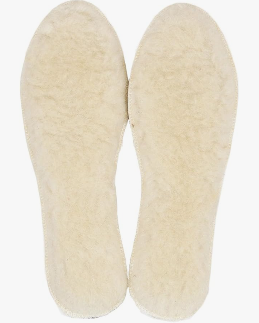 Unisex Sheepskin Insoles Warm Soft Cozy