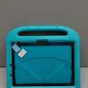 SUPLIK Kids Case for iPad A16 11-Inch 2025 (11th Gen) & iPad 10th Generation (10.9" 2022), Durable Shockproof Stand Cover with Screen Protector/Pencil Holder/Handle for Kids, Cyan