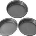 Mainstays 9 Inch Round Cake Pan, 3 Pack